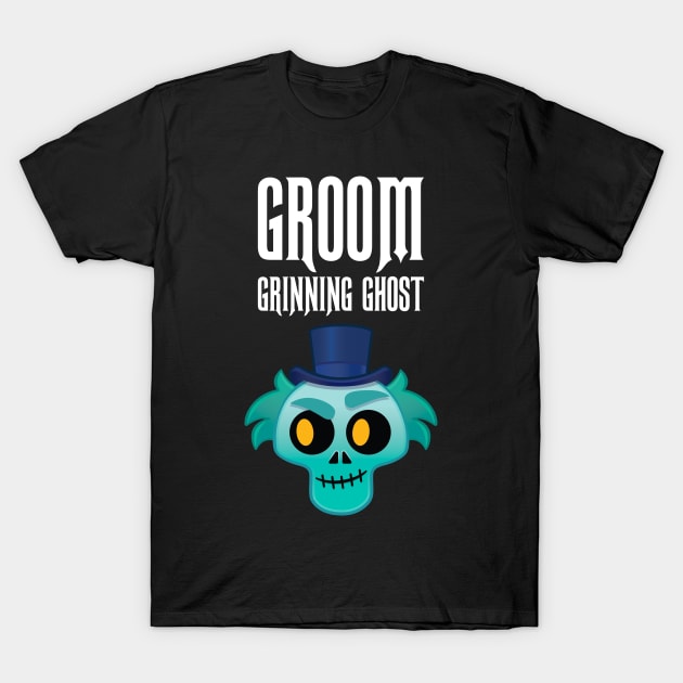 Groom Grinning Ghost T-Shirt by ReathRacks